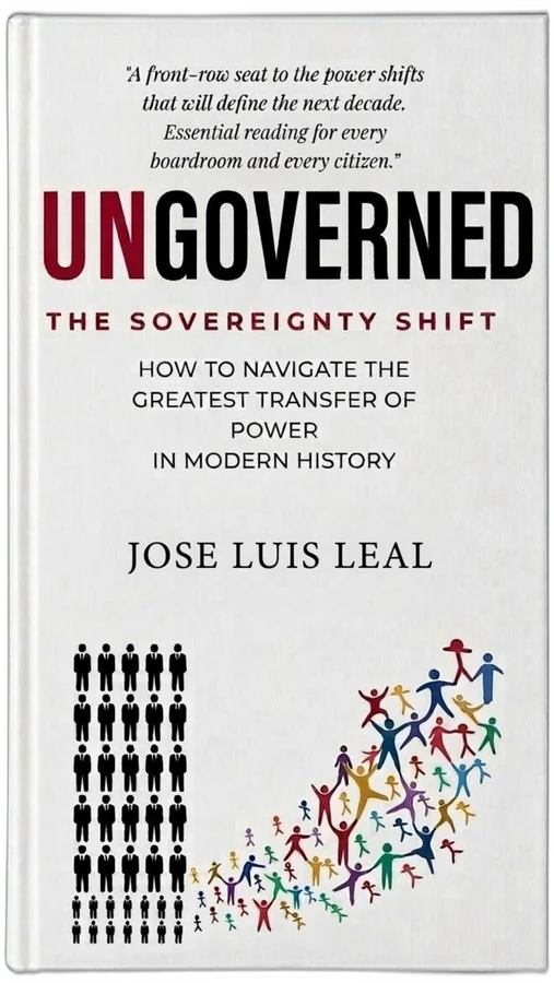 Ungoverned: The Sovereignty Shift — book cover by Jose Luis Leal
